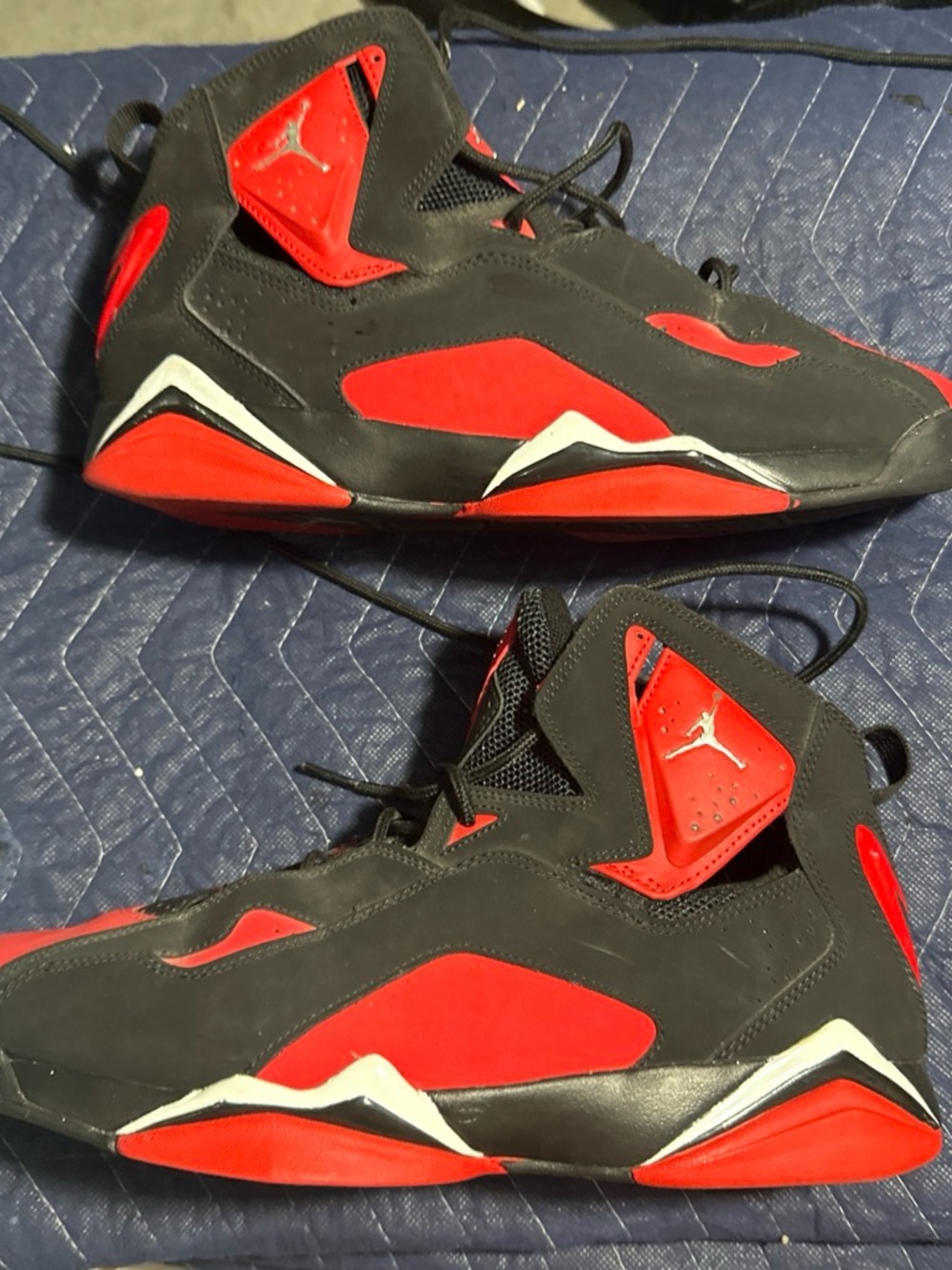 Jordan Retro Mens Basketball Shoes - Black/Red